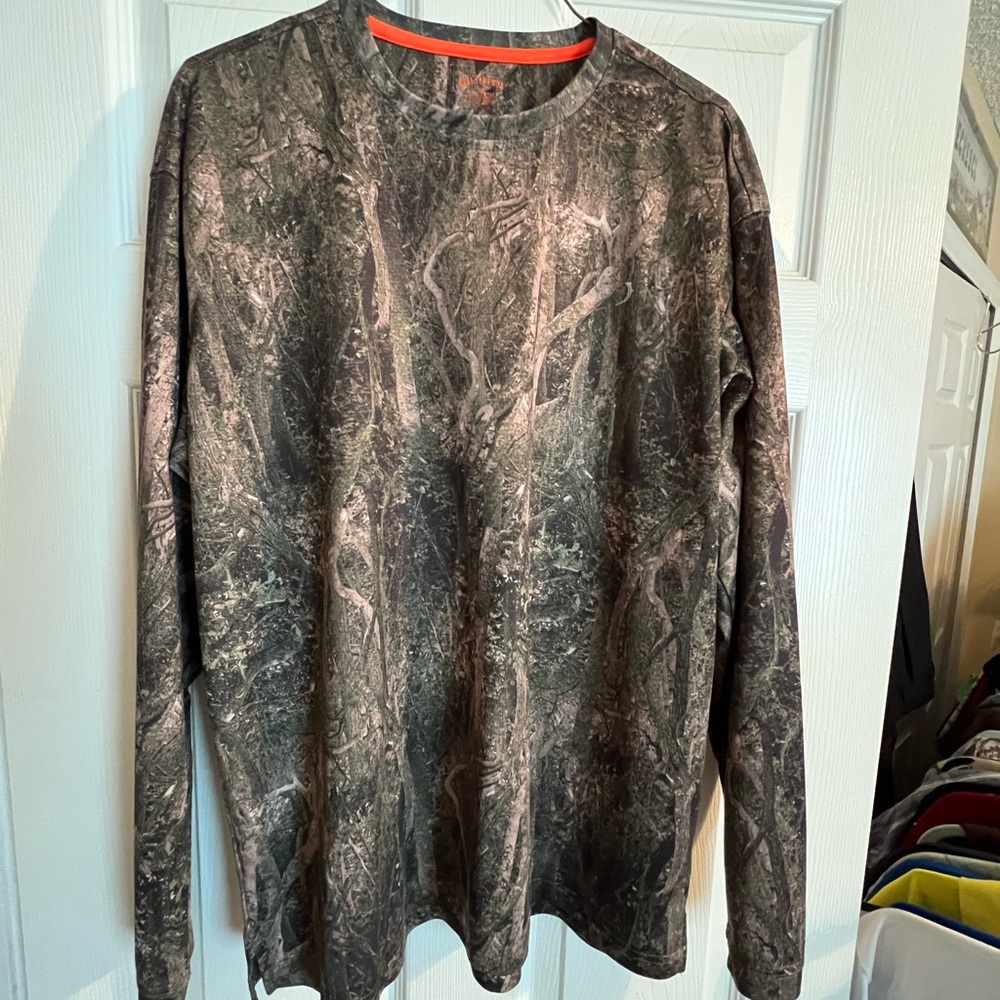 Mens LS Camo Tee